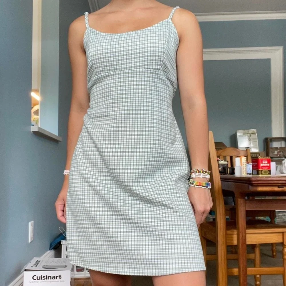 (SOLD)BRANDY 🤍 MELVILLE Checkered Colleen Dress - Picture 7 of 10